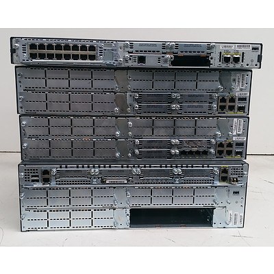 Cisco 2800 Series & 3800 Series Integrated Service Routers - Lot of Four