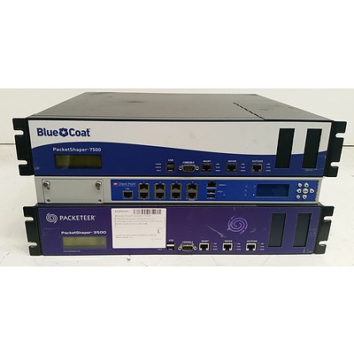 Assorted Networking Security Appliances - Lot of Three