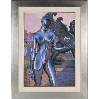 Shane Gehlert (1966 -) Enigma, Acrylic on Board