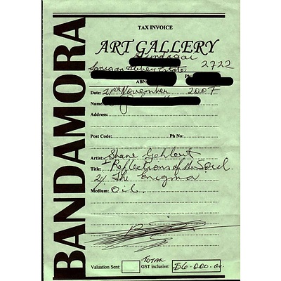 Shane Gehlert (1966 -) Reflections of the Soul, Acrylic on Canvas