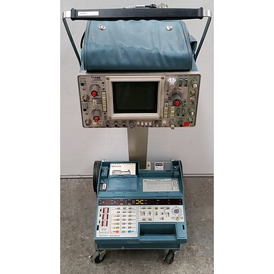 Tektronix 466 Storage Oscilloscope and Tektronix 833 Data Comm Tester