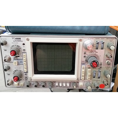 Tektronix 466 Storage Oscilloscope and Tektronix 833 Data Comm Tester