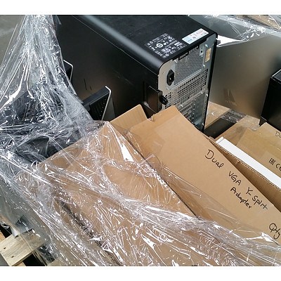Bulk Lot of Assorted IT Equipment - Monitors, Desktop Computers & Laptop