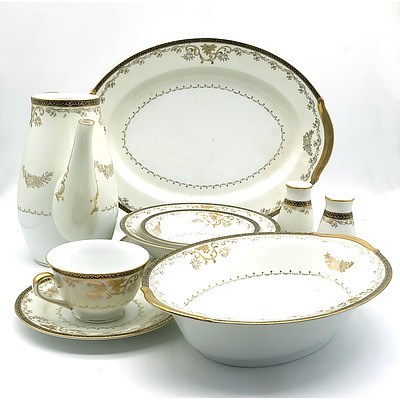 Ninety Seven Piece Hand Painted First China Dinner Set
