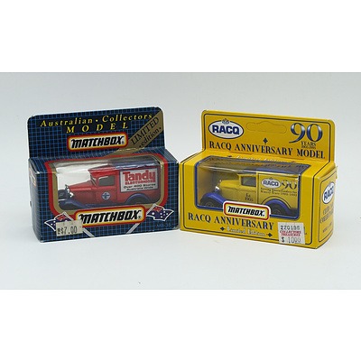 2 Boxed Ford Model A Trucks, One RACQ Anniversary Model Limited Edition, Australian Collectors Model Tandy Electronics