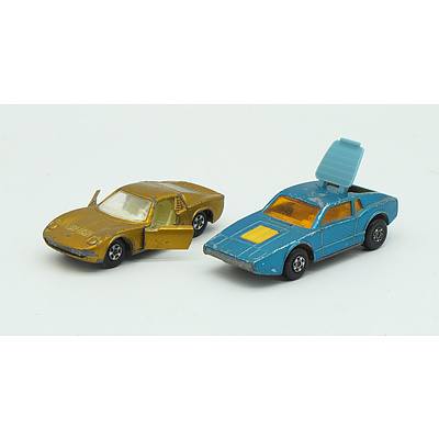 MatchBox Series No.33 Lamborghini Miura, MatchBox No.65 SAAB Sonett 3