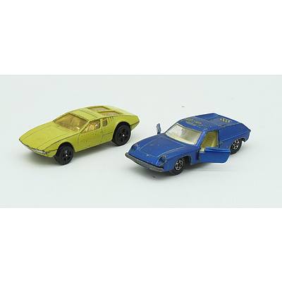 Whizzwheels DeTomaso Mangusta, MatchBox Series No.5 Lotus Europa
