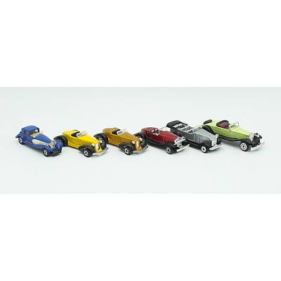 6 Toy Cars Including; Tomica, Hotwheels and More
