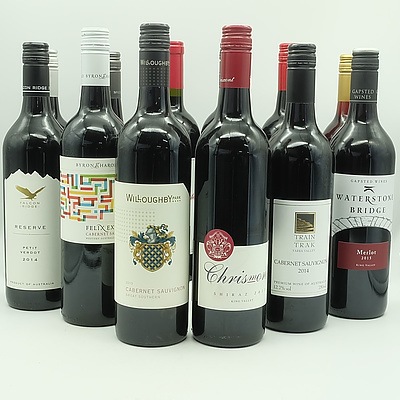 Case of 12x 750ml Mixed Red Wine, Including Chrismont, Willoughby Park, High Plains and More