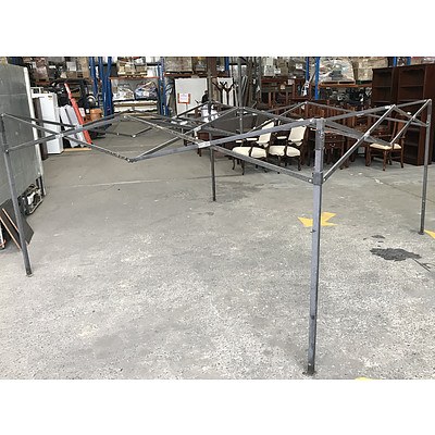 Gazebo Frame & Bikemate 2 Bike Storage Rack