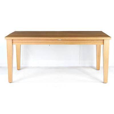 Custom Made Tasmanian Oak Extension Dining Table