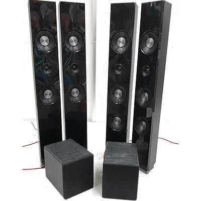Six Speakers & Stands