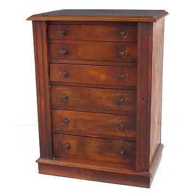 Rare Australian Cedar Wellington Chest Late 19th Century