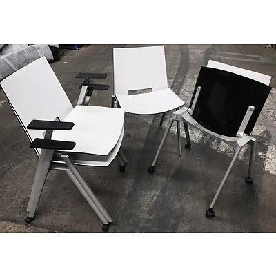 Four Contemporary Italian Designed Chairs