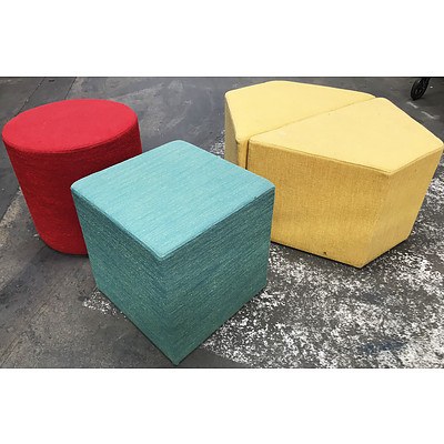 Four Contemporary Ottomans