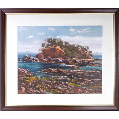 Ritchey Sealy (1962-) Snapper Island Batemans Bay  Oil on Board
