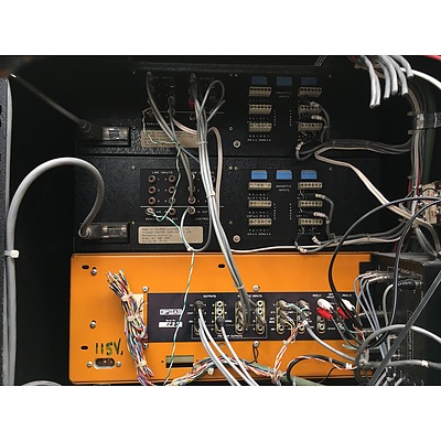 Lot of Audio Engineering Rack Units Extron, Yamaha, Jands, Crown, Palomar, Eprad, Audio Telex, Amp Channel selector, tools,  Power Amplifier, Equilizer, Mixer, Jack Socket, Signal Mixer, Induction Loop Driver