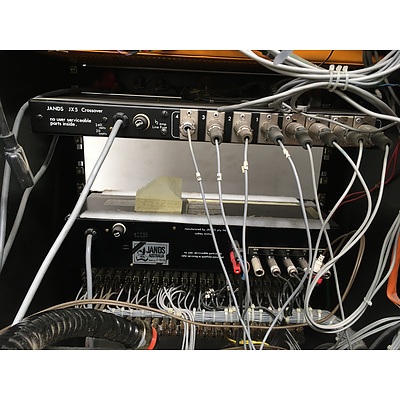 Lot of Audio Engineering Rack Units Extron, Yamaha, Jands, Crown, Palomar, Eprad, Audio Telex, Amp Channel selector, tools,  Power Amplifier, Equilizer, Mixer, Jack Socket, Signal Mixer, Induction Loop Driver