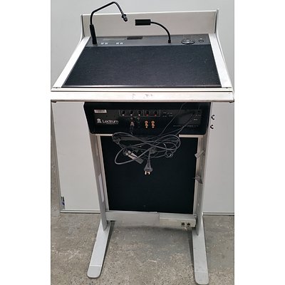Lectrum L2001 Lectern and Audio Visual Components