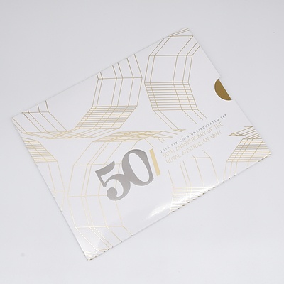 2015 Six Coin Uncirculated Set 50th Anniversary of the Royal Australian Mint