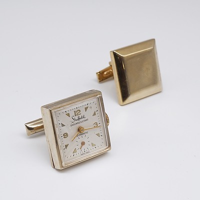 Pair of Sheffield Watch Cufflinks