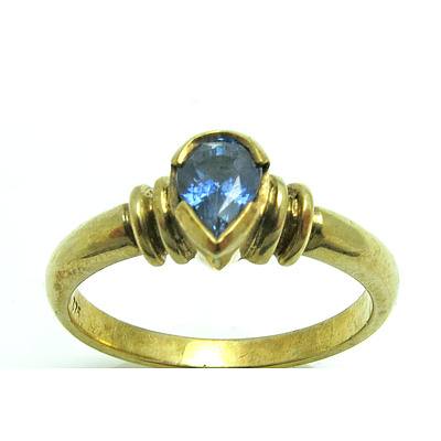 Natural Sapphire Ring - 9Ct Gold