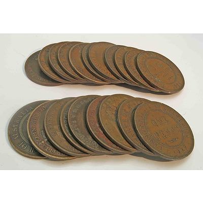 Australia: Geo V (1911-1936) Pennies X 20