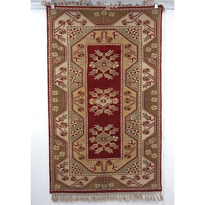 Hand Woven Wool Pile Milas from South Western Turkey