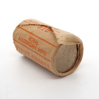 1982 Commonwealth Games 50 Cent Mint Roll