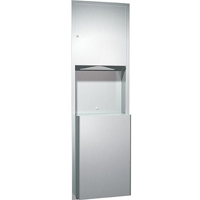 ASI Paper Towel Dispenser With Recessed Waste Receptacle  - RRP $350.00 - Brand New