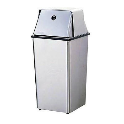 Bobrick Floor Standing Waste Receptacle With Hinged Lid - RRP $460.00 - Brand New