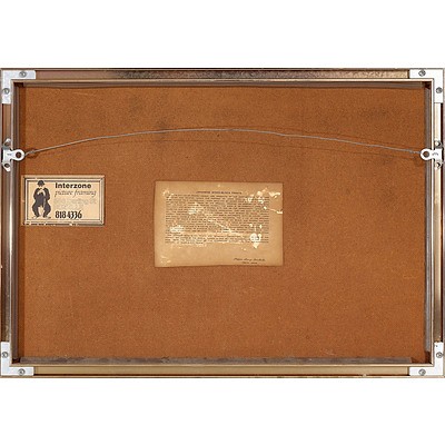 Japanese Artist Unknown, Woodblock Print Edition 26/200