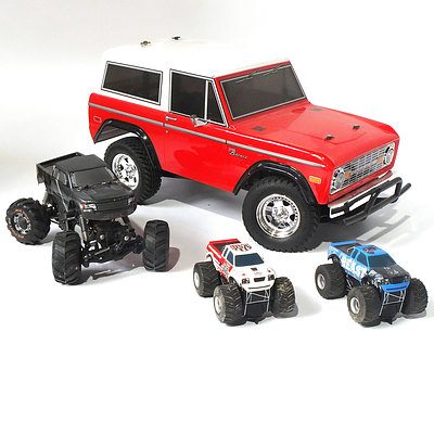 Assorted Monster Trucks & 4x4 - Lot of 4