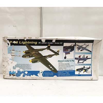 P-38 Lightning RC Power Model Plane