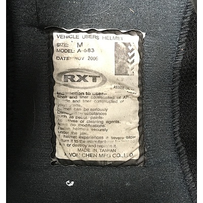 Medium Sized RXT Motorbike Helmet Model A-683