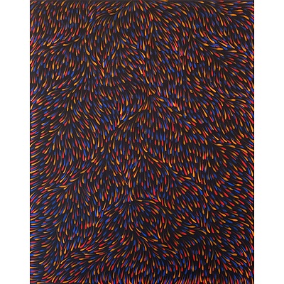 Gloria Tamerre Petyarre (c.1938-) Bush Medicine Leaves 2016, Acrylic on Canvas