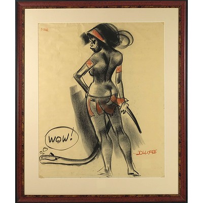 Eric Jolliffe (1907-2001) Wow! Pastel D201