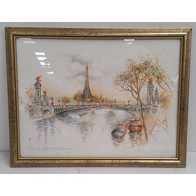 Offset Prints of Paris - Lot Of 4