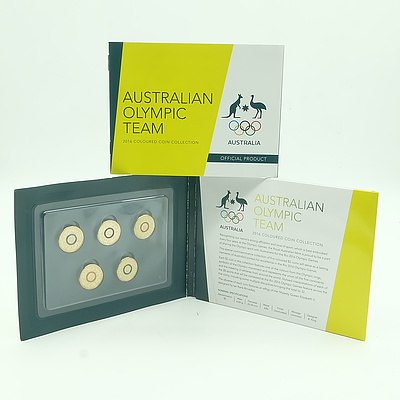 2016 Australian Olympic Team Coloured $2 Coins
