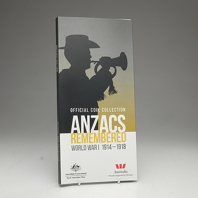 ANZACS Remembered Official Coin Collection - World War I