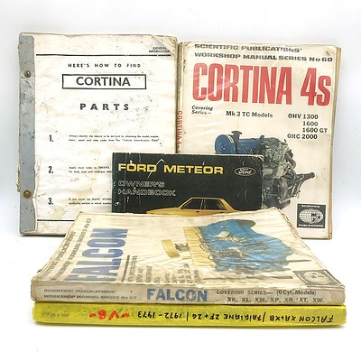 Group of Ford Owners and Workshop Manuals
