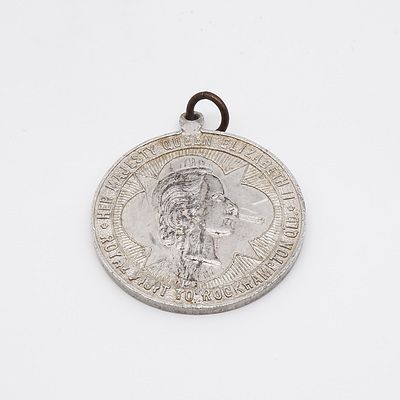 1954 City of Rockhampton Queen Elizabeth II Visit Medallion
