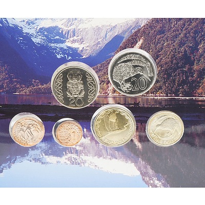 New Zealand Coin and Note Set