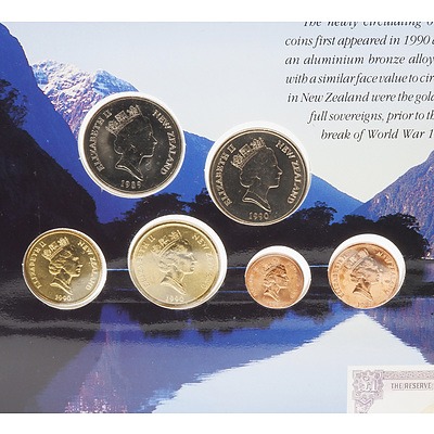 New Zealand Coin and Note Set