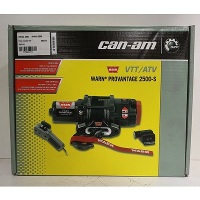 Can-Am Warn Provantage 2500-S 1100kg VTT/ATV Winch *Brand New* RRP $860