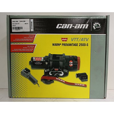 Can-Am Warn Provantage 2500-S 1100kg VTT/ATV Winch *Brand New* RRP $860