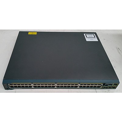 Cisco Catalyst (WS-C2960S-48LPS-L V03) 2960-S Series PoE+ 48-Port Gigabit Managed Switch