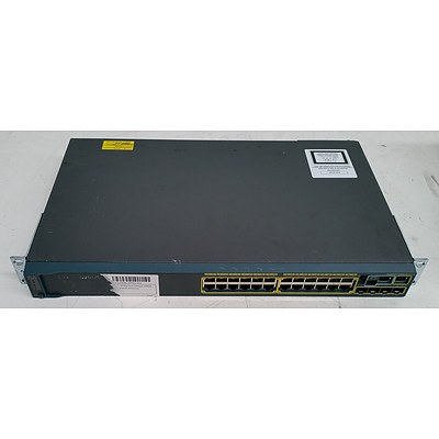 Cisco Catalyst (WS-C2960S-24TS-L V03) 2960-S Series 24-Port Gigabit Managed Switch