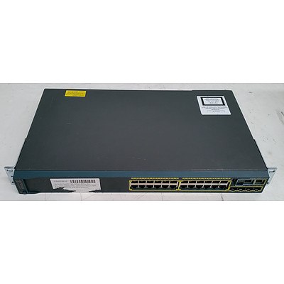 Cisco Catalyst (WS-C2960S-24TS-L V03) 2960-S Series 24-Port Gigabit Managed Switch