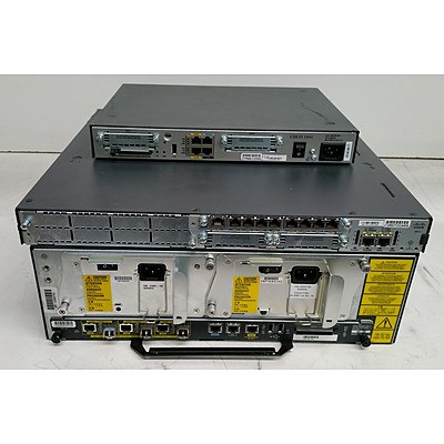 Cisco Assorted Service Routers - Lot of Three